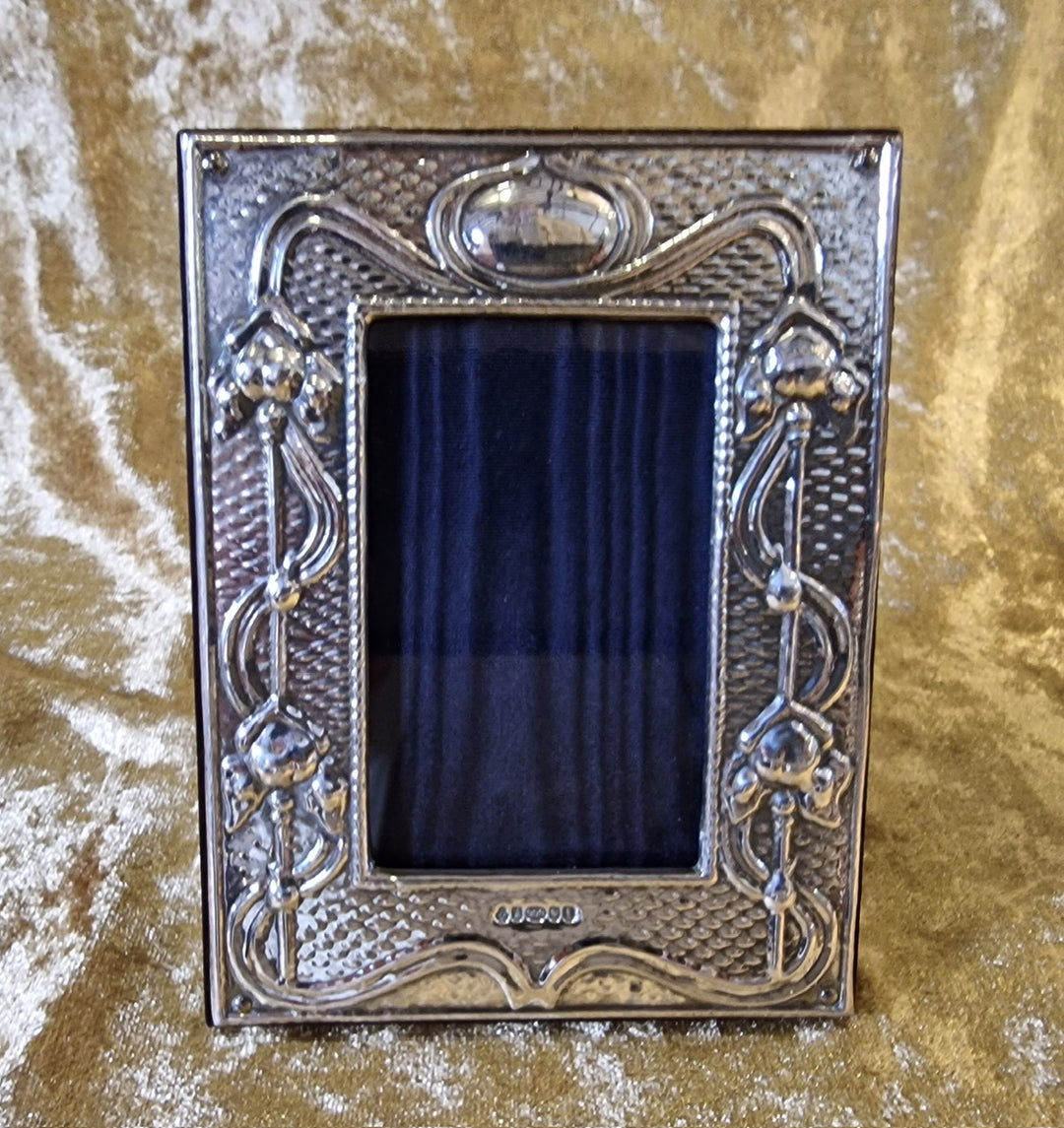 Art Nouveau Style Silver Photo Frame