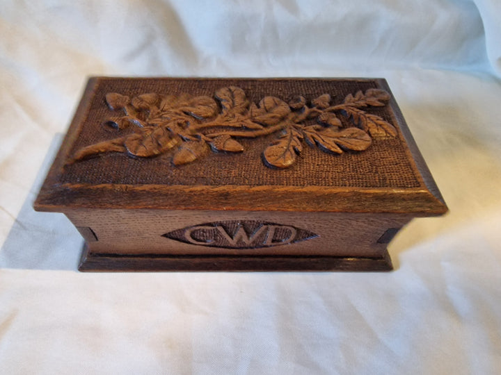 Arts And Crafts Carved Box