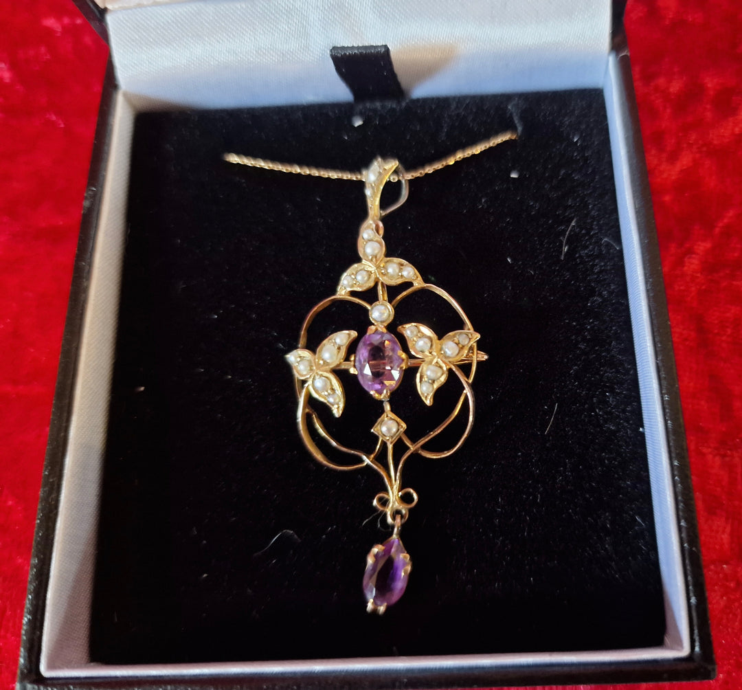 Antique 9ct Gold Pendant