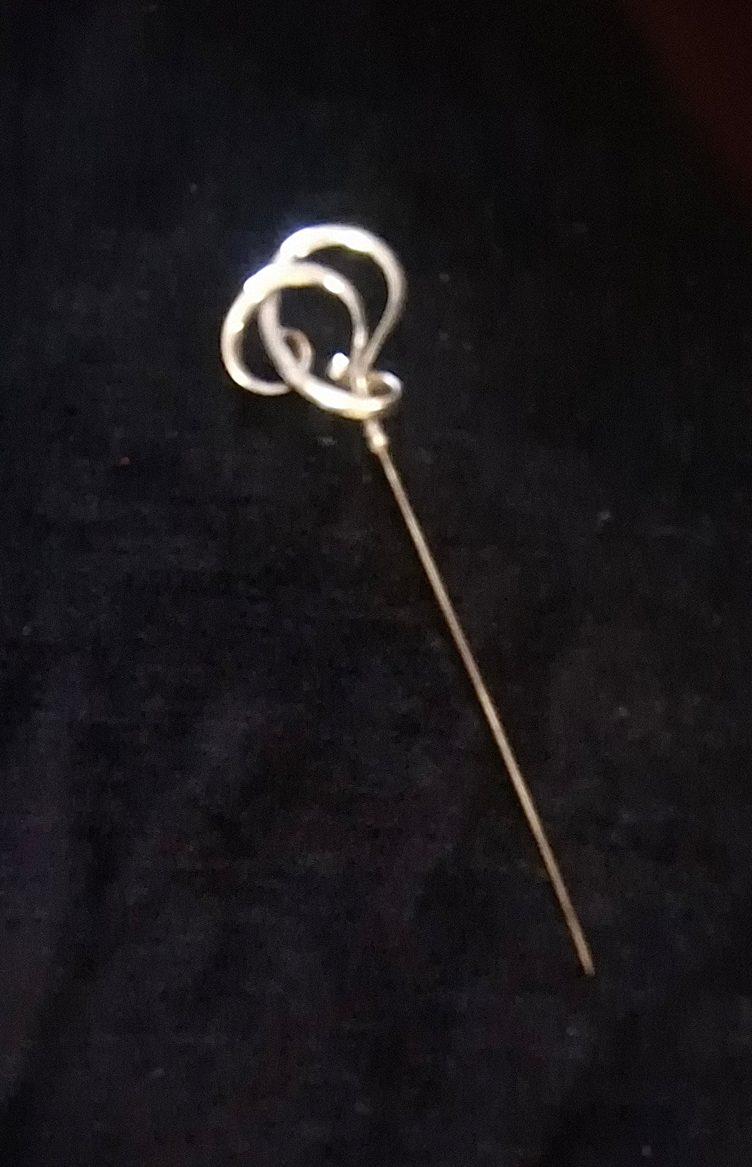 Antique Charles Horner Silver Hat Pin