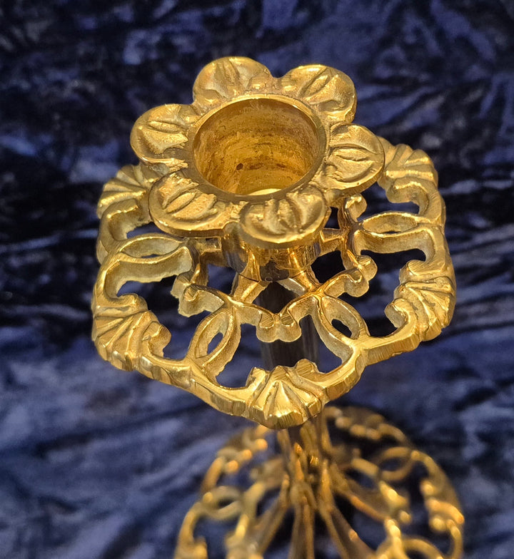 Pair Of Antique/Vintage Brass Candlesticks