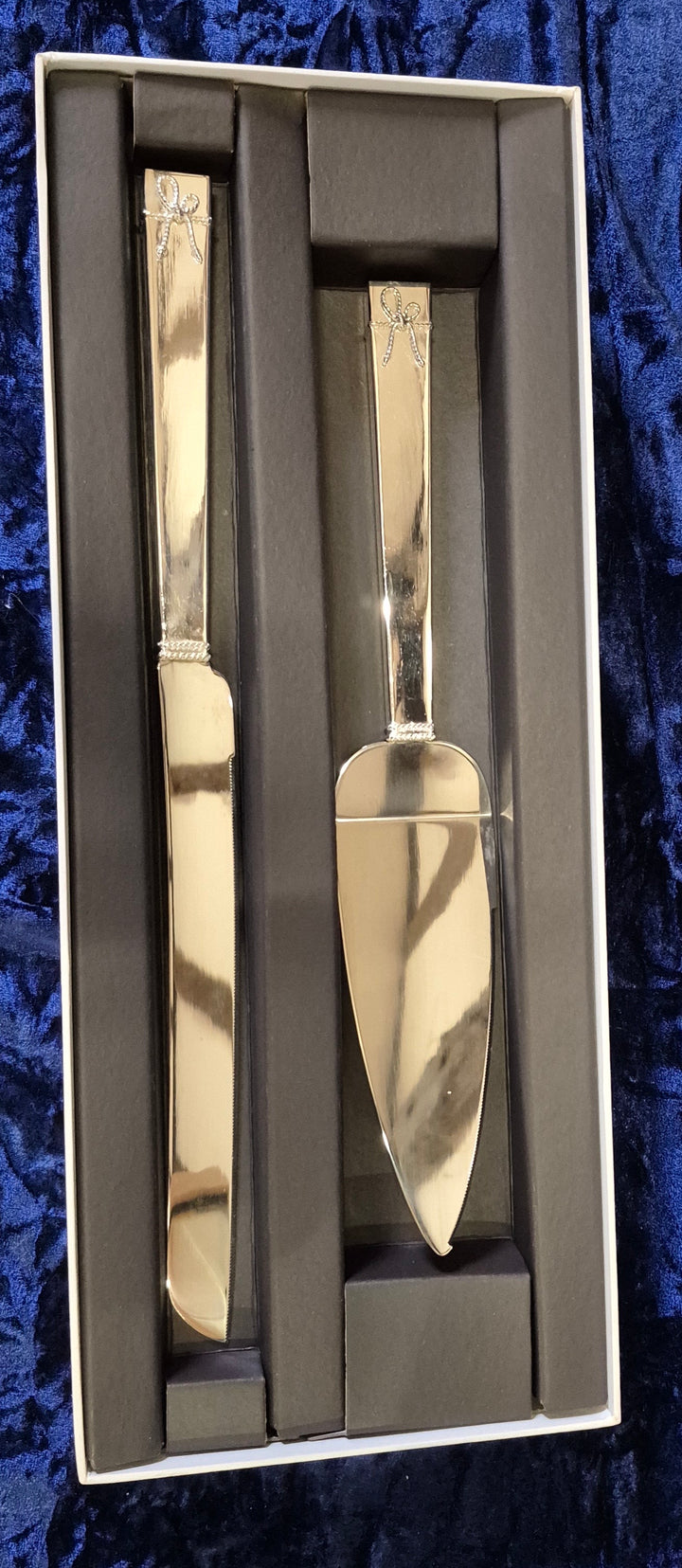 Silver Plated Cake Knife Set