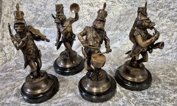 Full Set Of 4 Novelty Bronzes