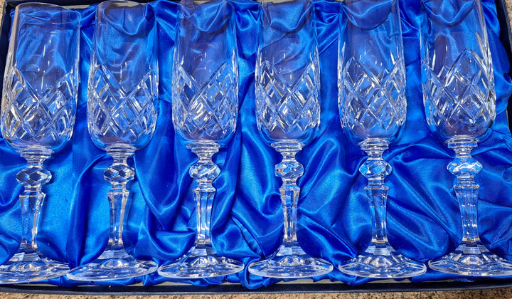 Henry Marchant Bohemia Champagne Flutes