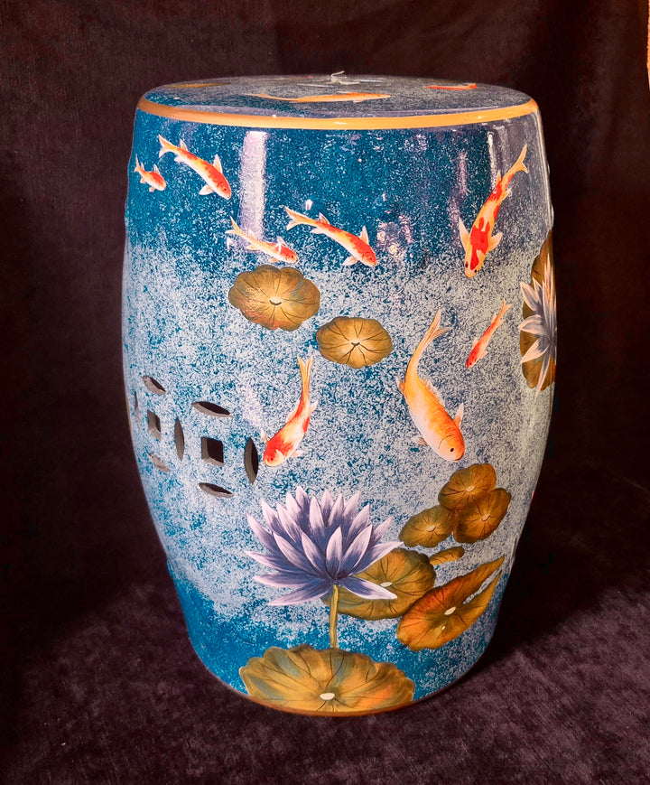 Koi Ceramic Stool