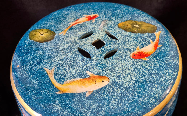 Koi Ceramic Stool