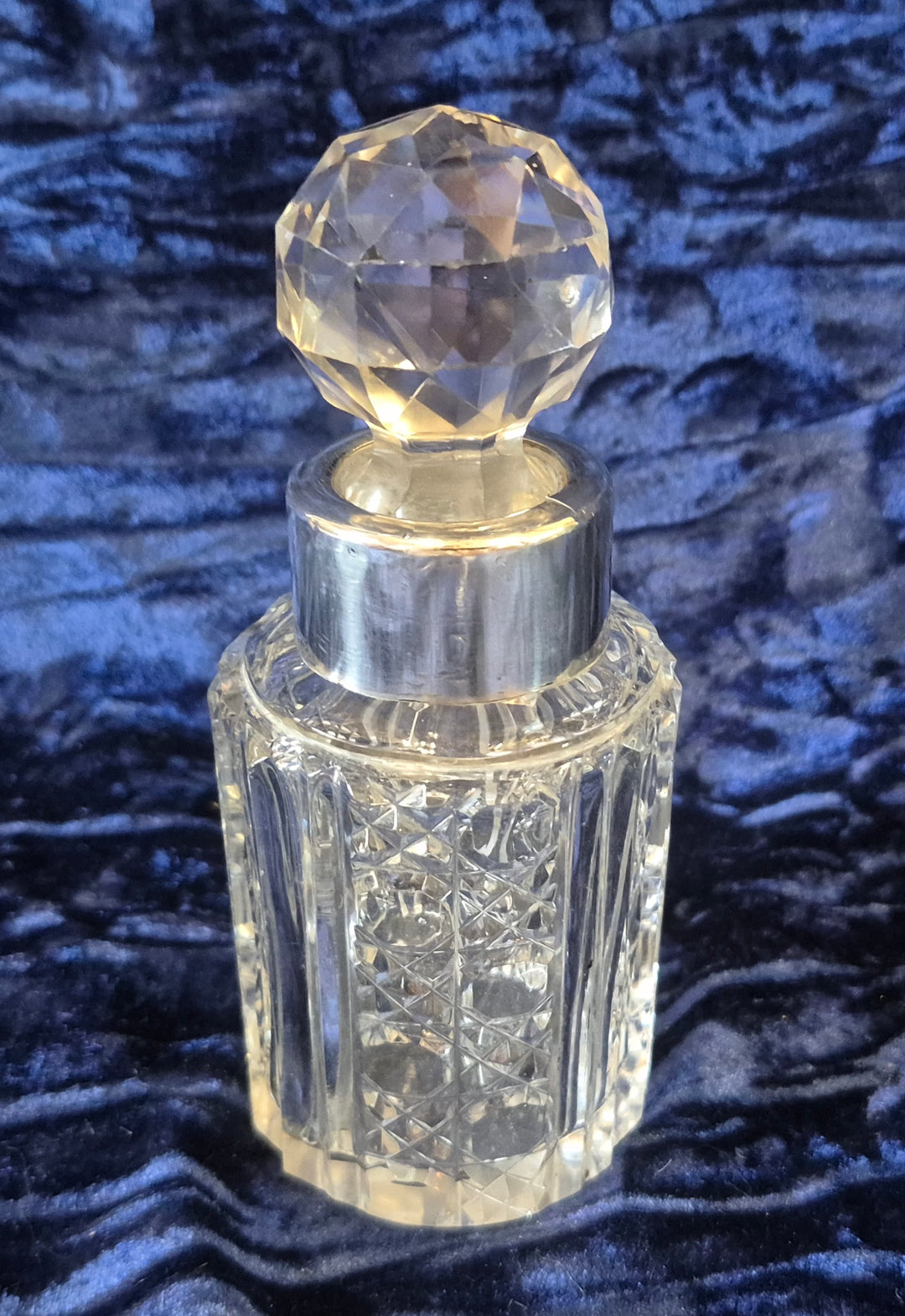Antique Cut Glass Scent Bottle