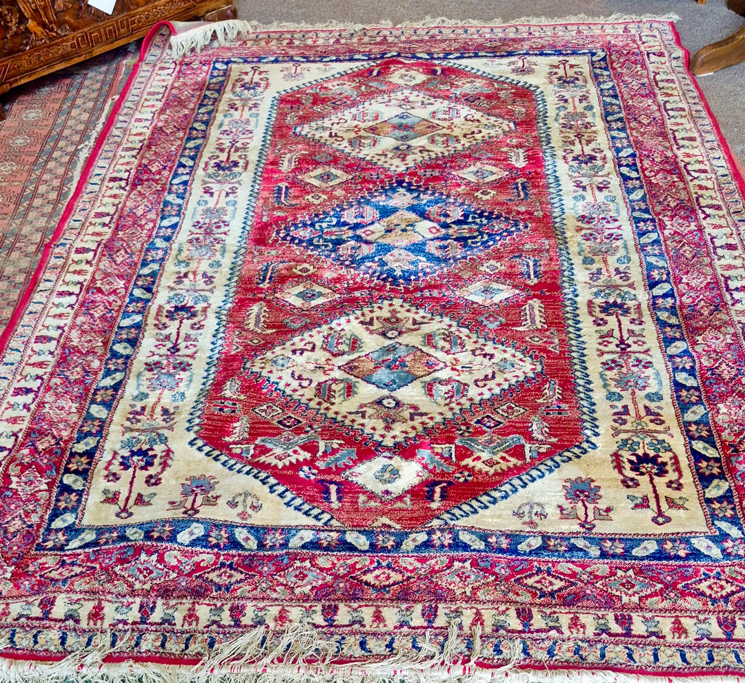 Kashmir Silk And Wool Rug