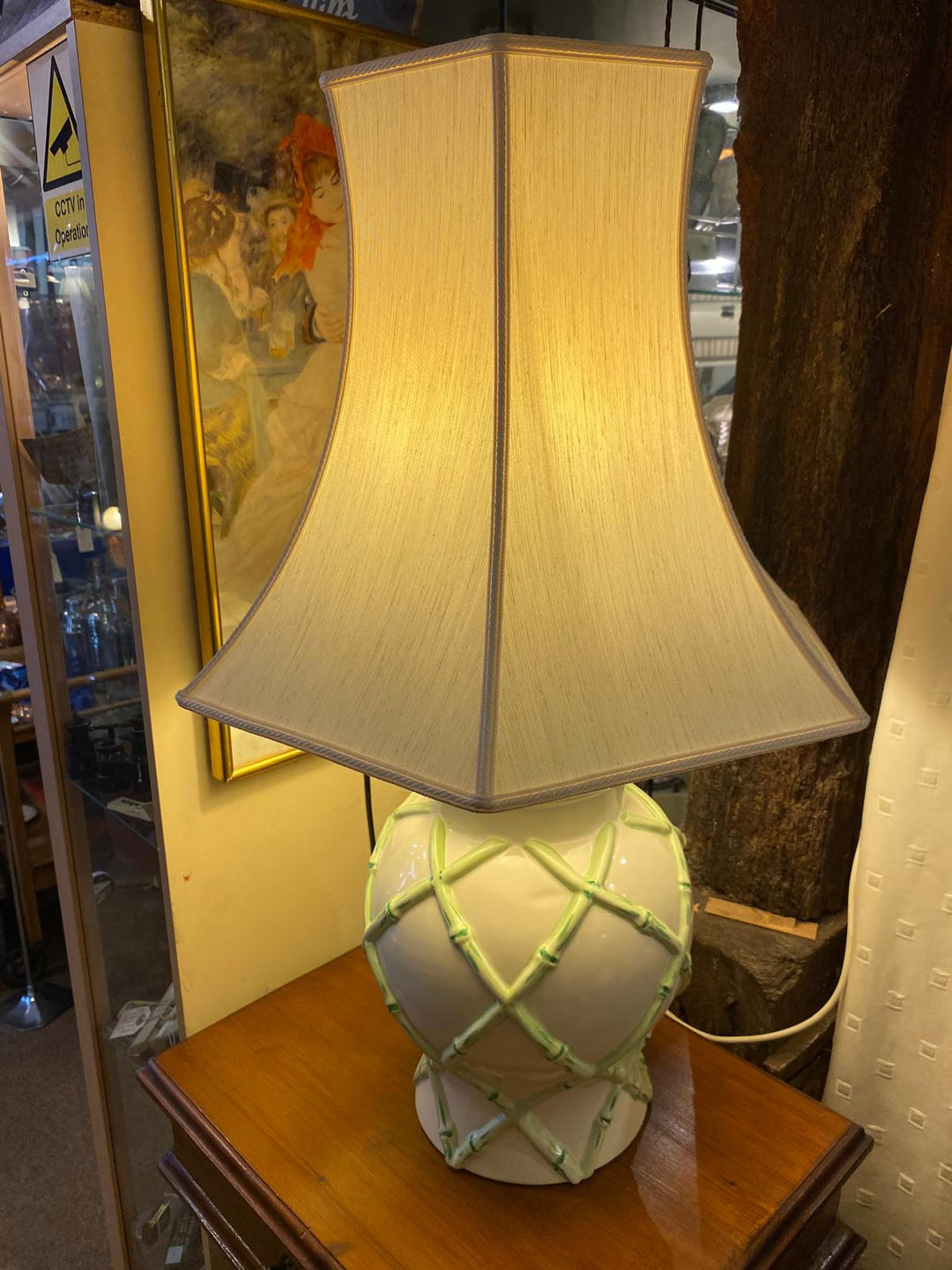 Lamp With Ceramic Base