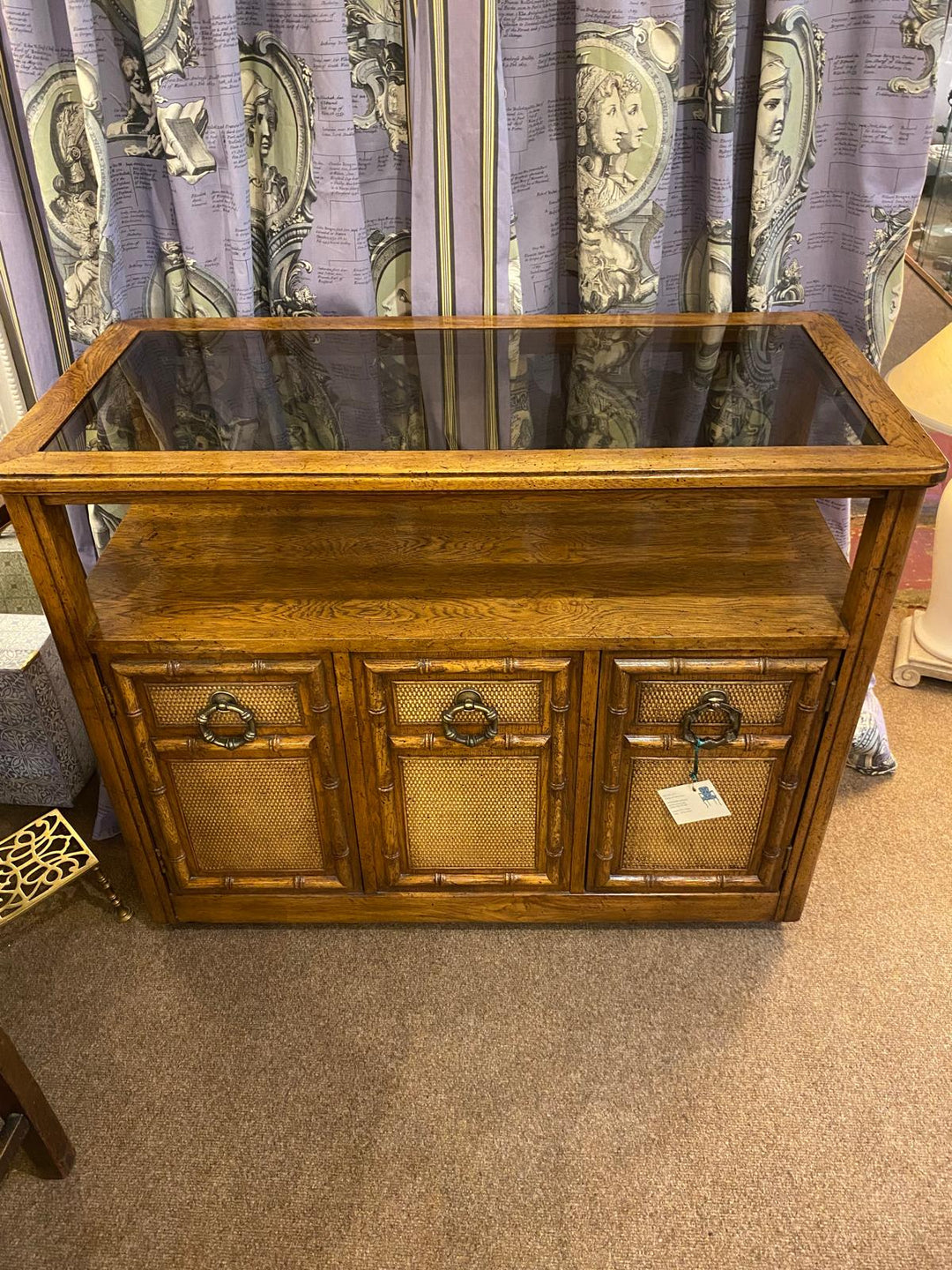 Console Table With Cupboard Space