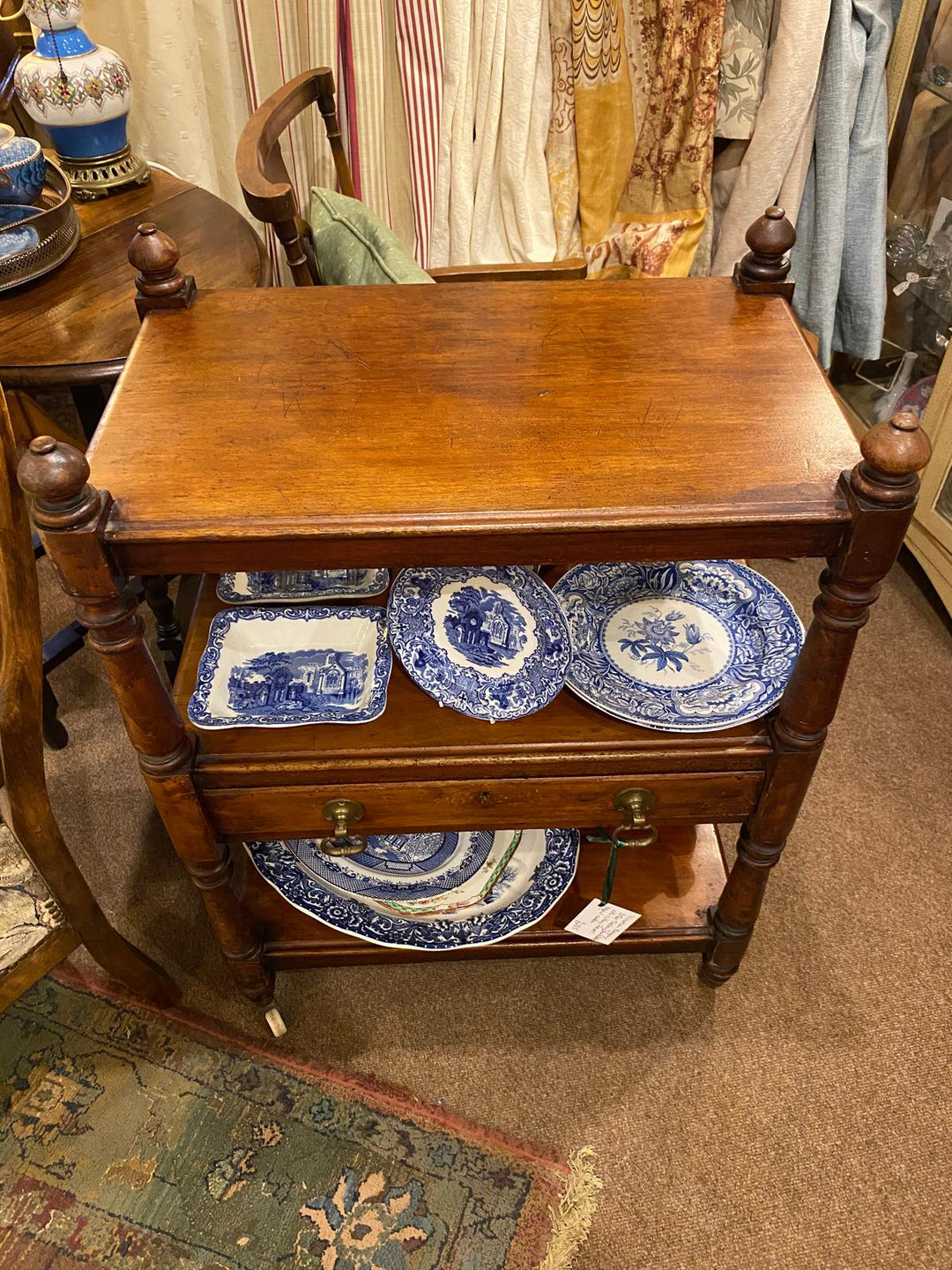 Trolley With Shelves & Drawers