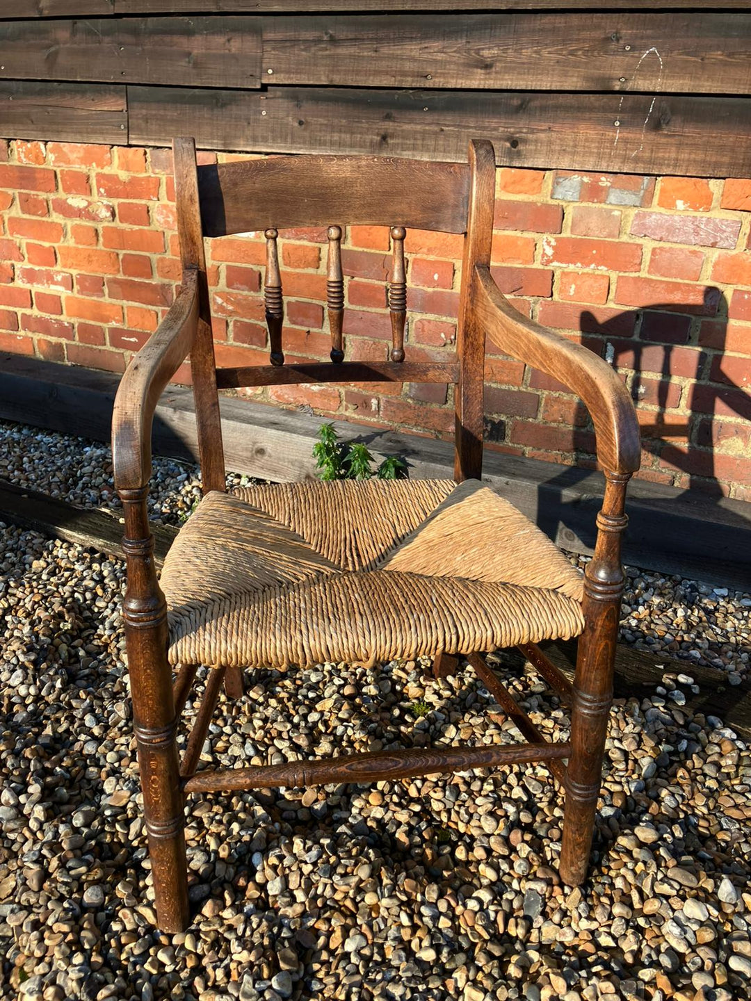 Beech & Ash Chair 19th Century Carver
