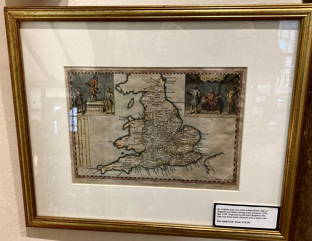 Very Early Original Copperplate Map