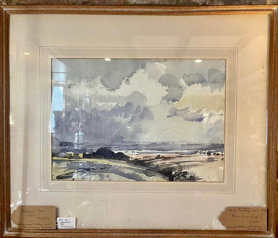 Watercolor By Peter Cushing