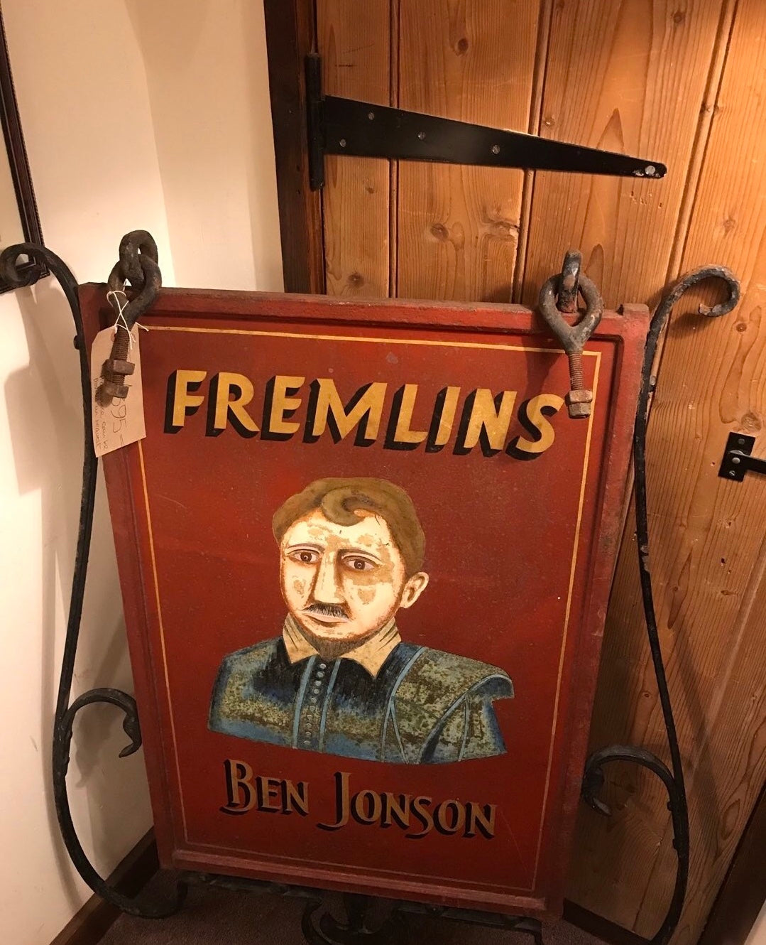 Fremlins Brewery Double Sided Hanging Exterior Pub Signe.