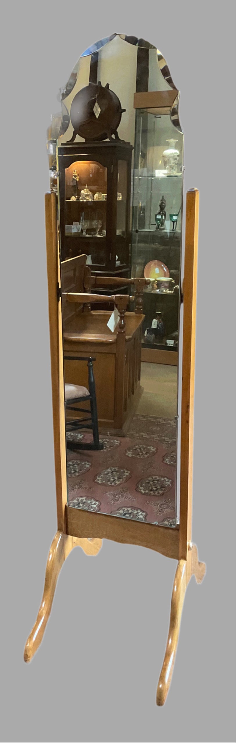 1950s Cheval Mirror