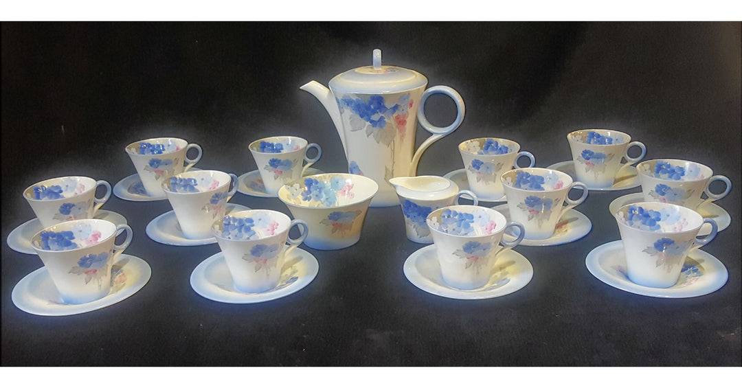 Shelley Art Deco Coffee Set.