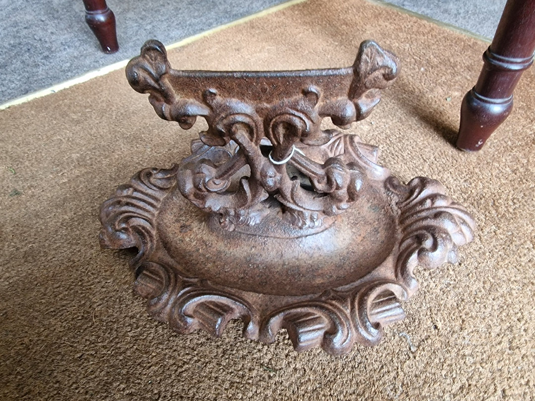 Cast Iron Foot Scraper Vintage