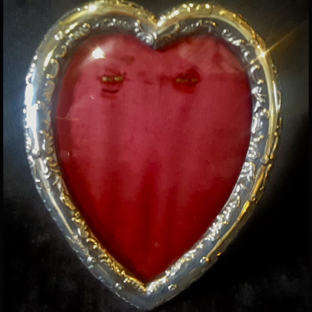 Silver Heart Shape Photo Frame