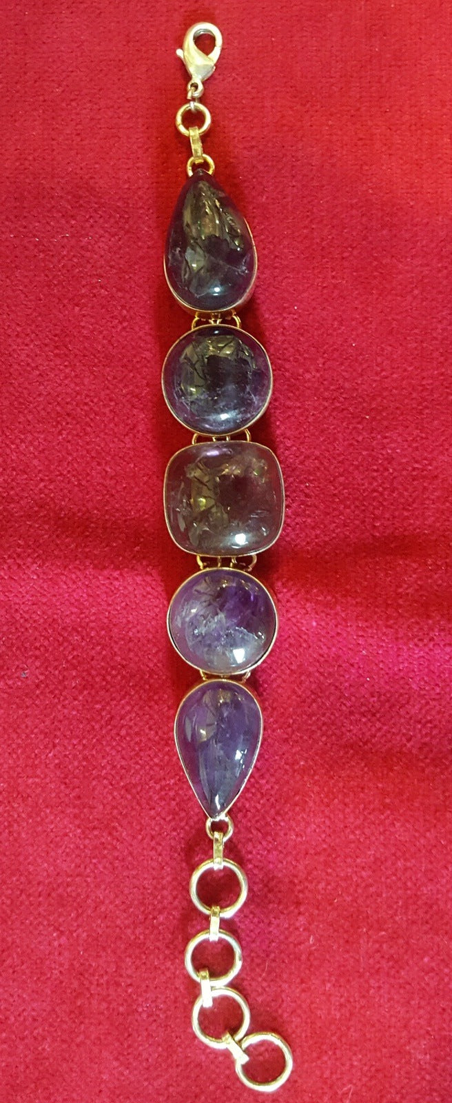 Silver Amethyst Bracelet