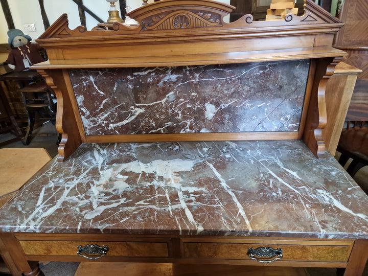 Victorian Walnut Washstand