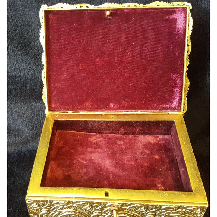 French Gilt & Bronze Musical Box