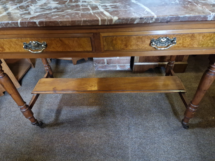Victorian Walnut Washstand