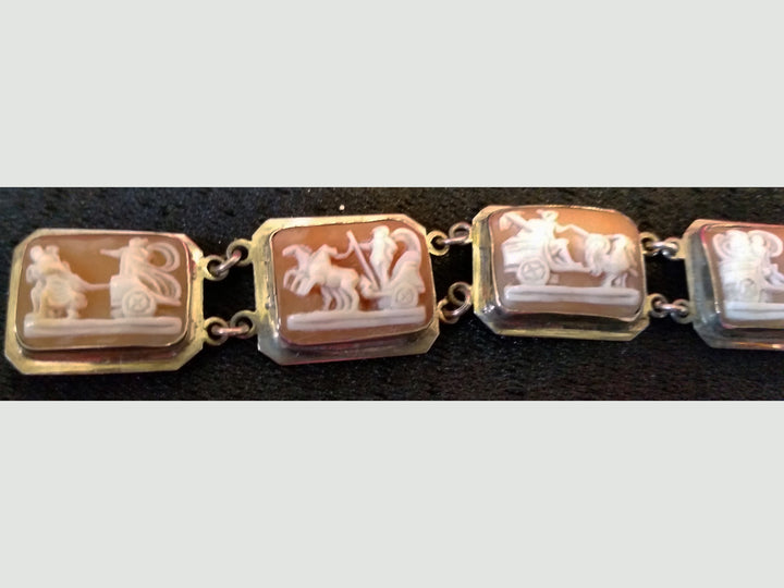 Silver Cameo Bracelet