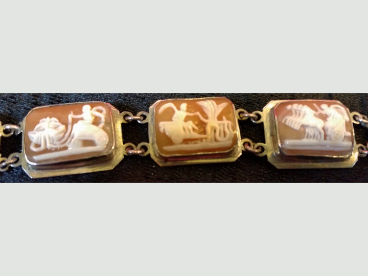 Silver Cameo Bracelet