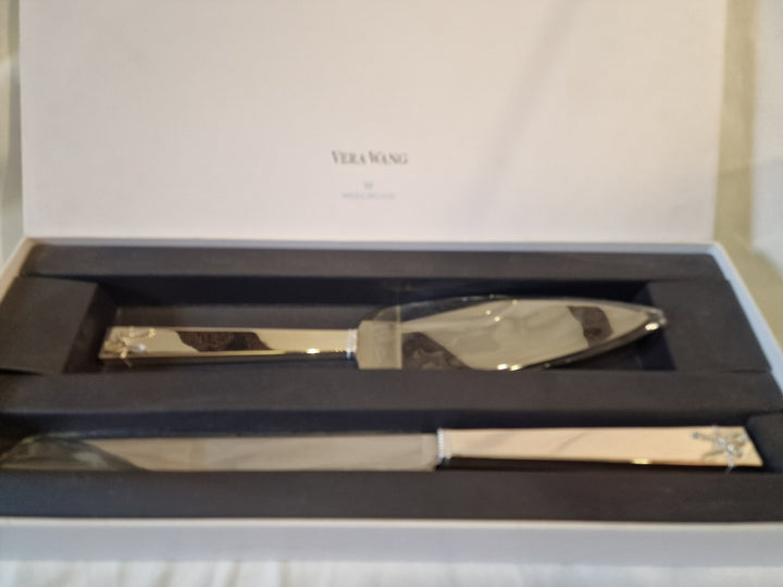 Silver Plated Cake Knife Set