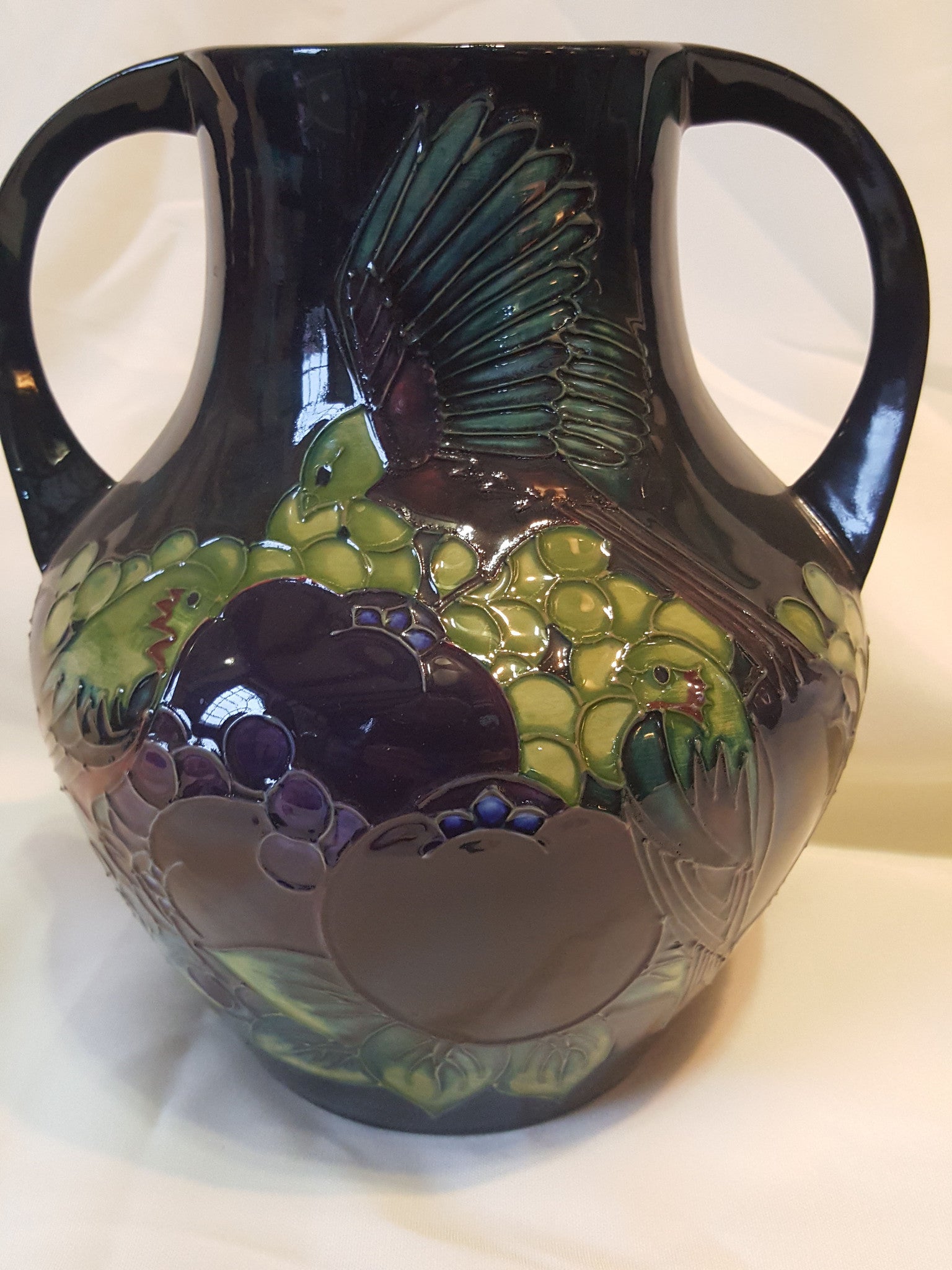 Moorcroft Twin Handled Vase Bagham Barn Antiques