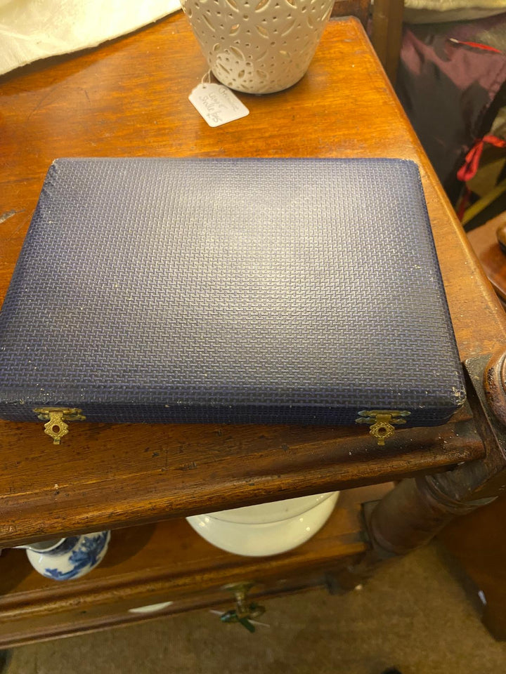 Tea Knives in original box with Silver bands