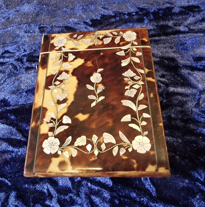 Victorian Tortoiseshell Card Case