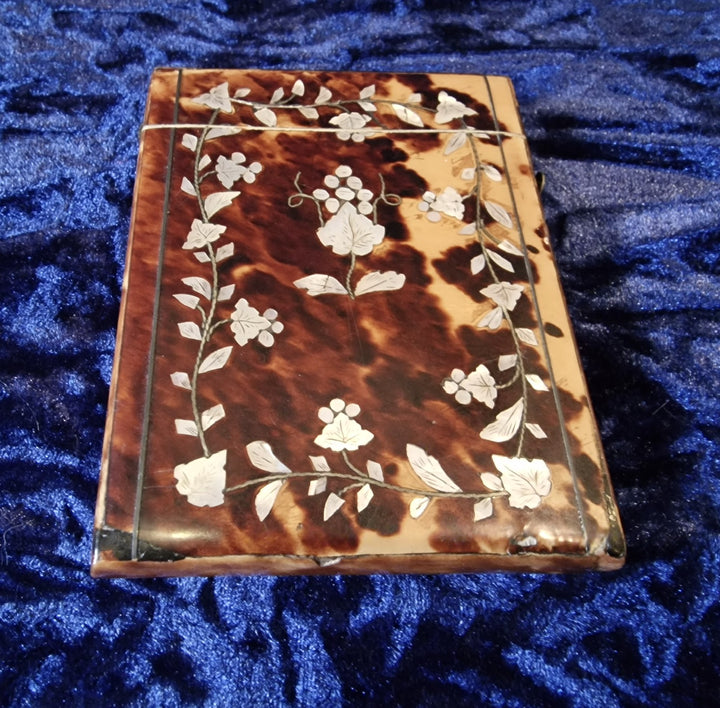 Victorian Tortoiseshell Card Case