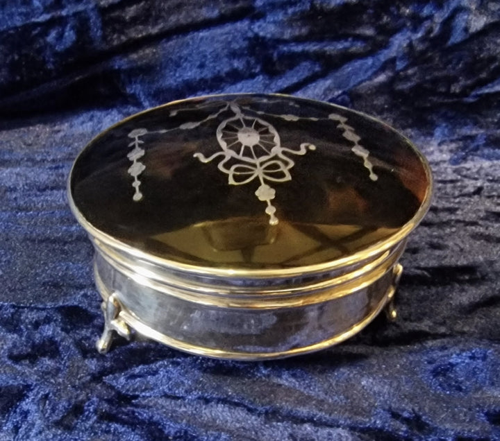Silver Tortoiseshell Pique Work