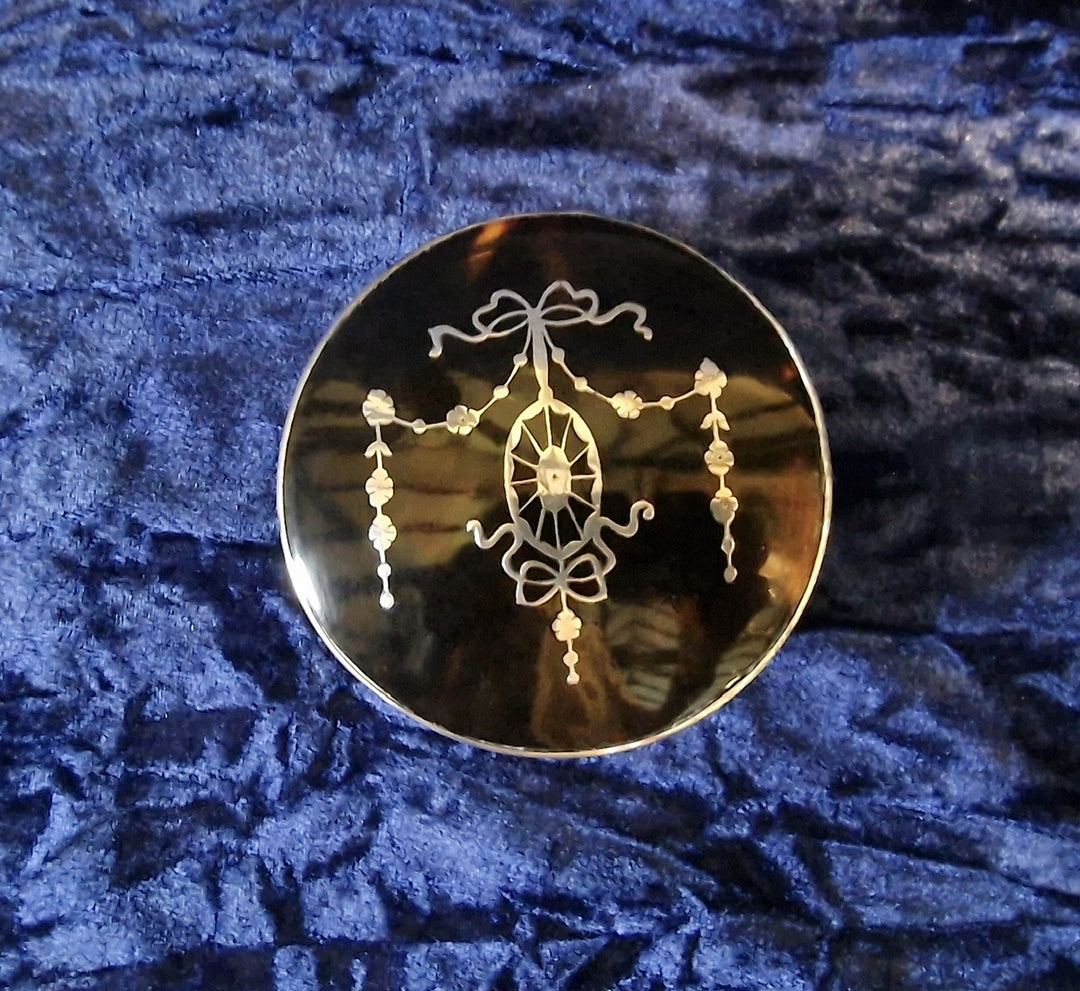 Silver Tortoiseshell Pique Work