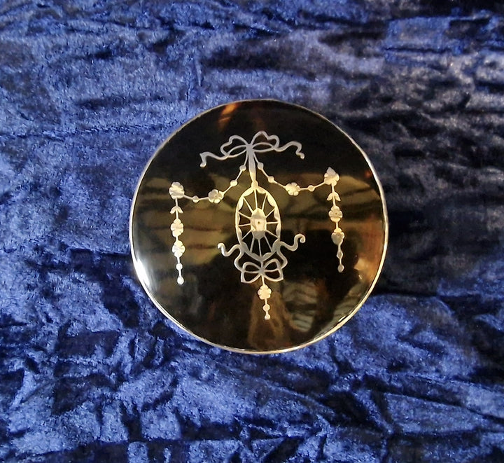 Silver Tortoiseshell Pique Work