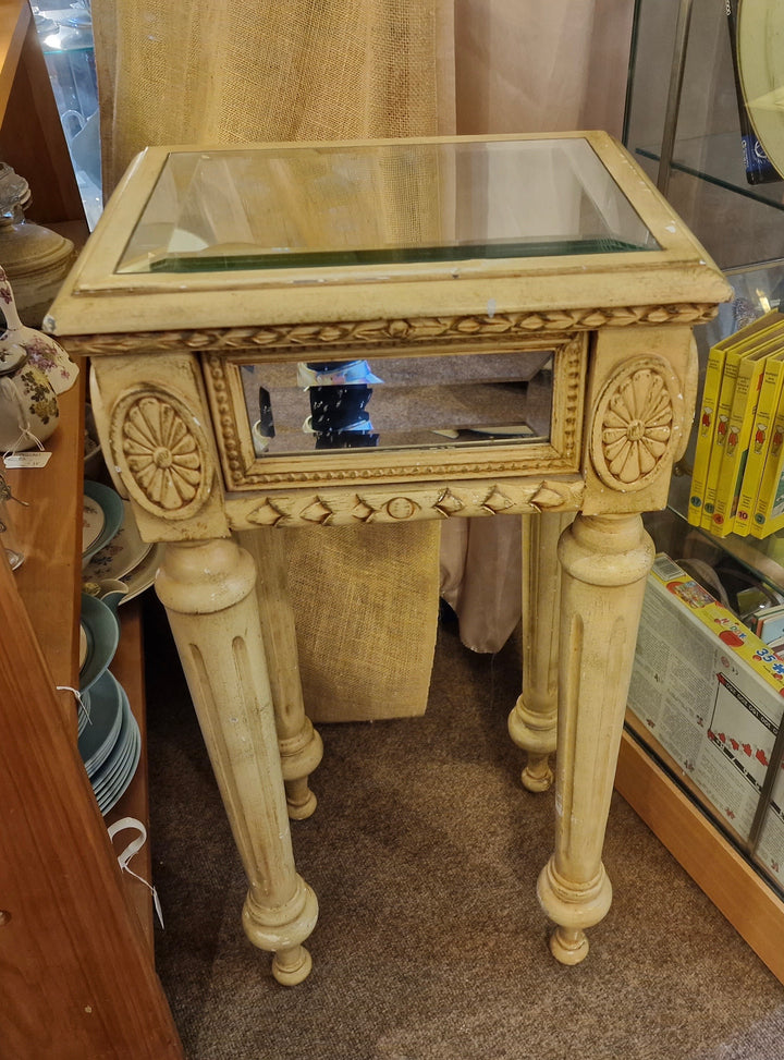 Mirrored Lamp Table