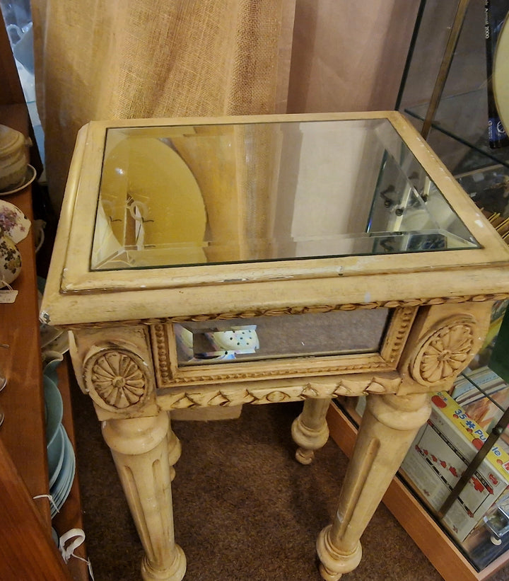 Mirrored Lamp Table