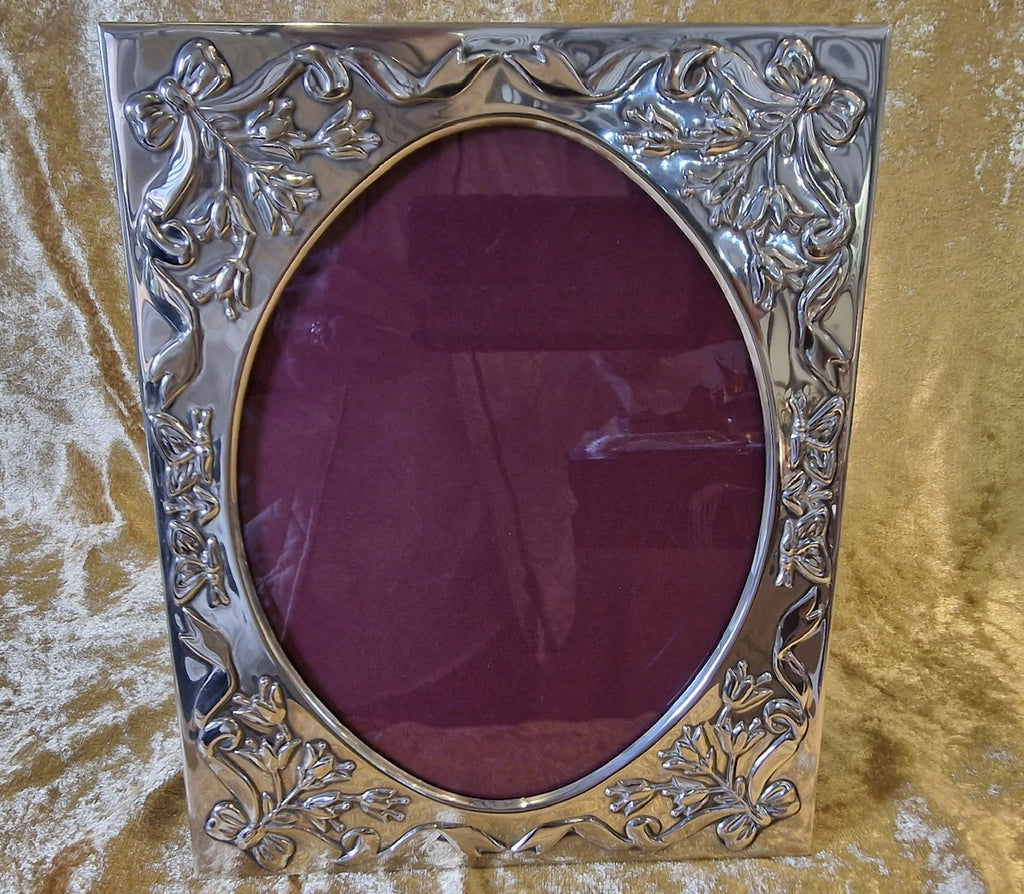 Vintage Large Silver Plated Photo Frame Bagham Barn Antiques