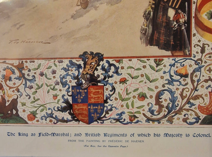 COLOURED LITHOGRAPHIC PRINTS OF THE CORONATION OF EDWARD VII & GEORGE V