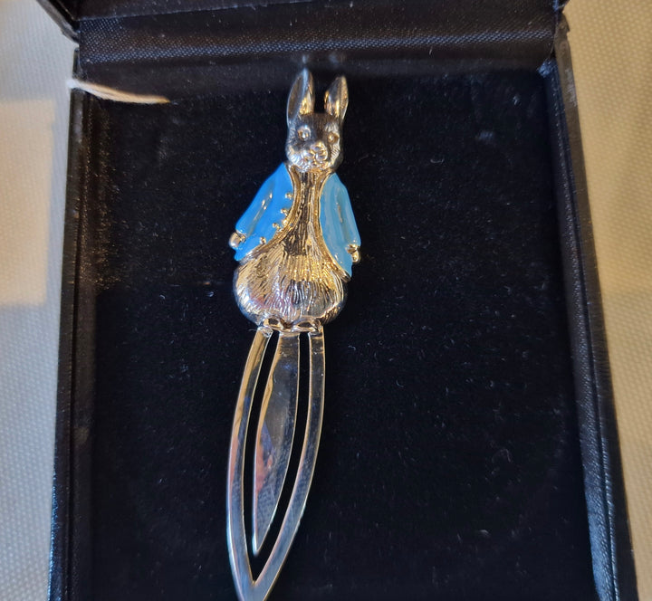 Sterling Silver Peter Rabbit Bookmark