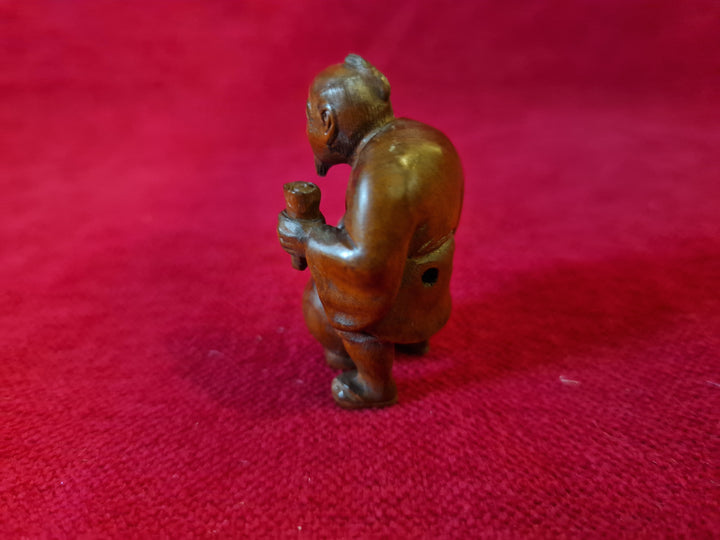 Hand Carved Boxwood Netsuke