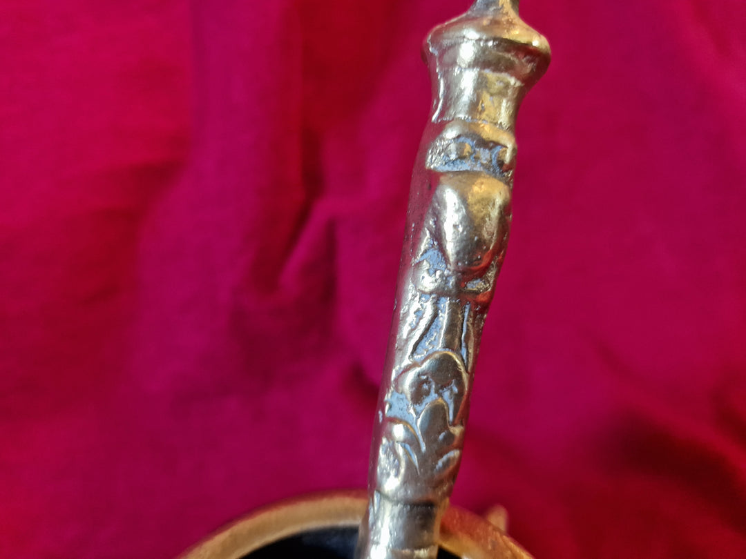 Antique/Vintage Heavy Brass Pestle & Mortor
