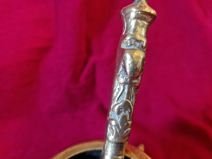 Antique/Vintage Heavy Brass Pestle & Mortor