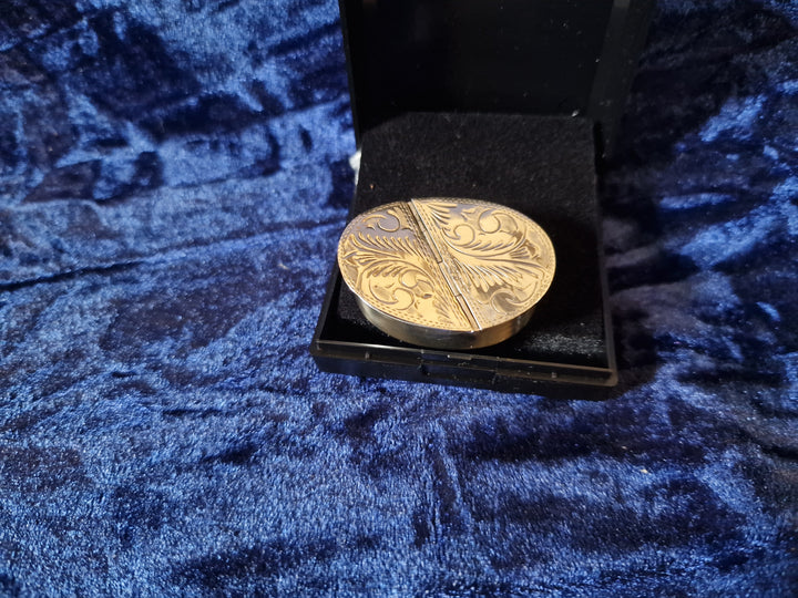Double Silver Pill Box