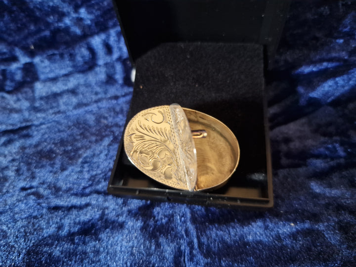 Double Silver Pill Box