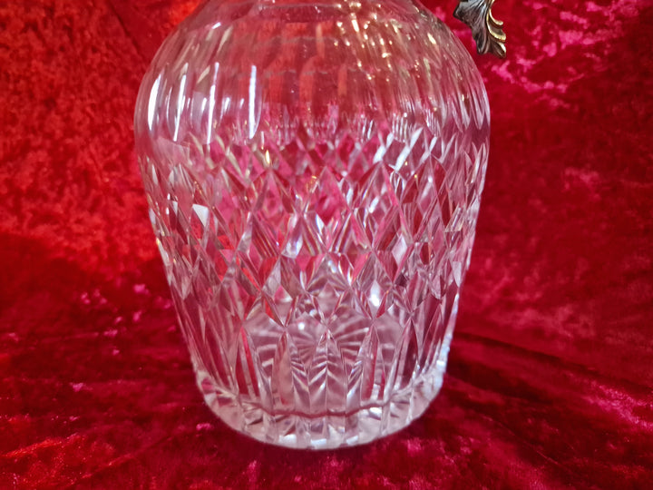 Silver Plate & Cut Glass Decanter