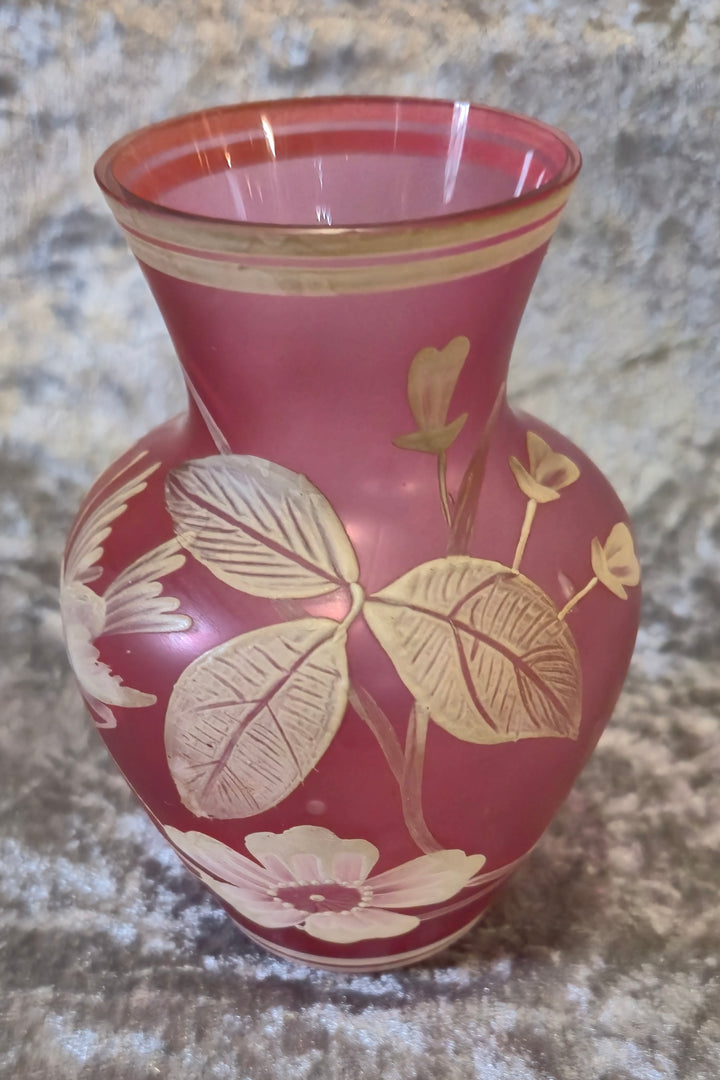 Antique Cameo Glass Vase