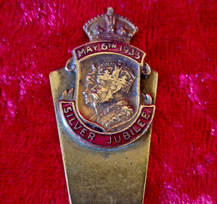 Brass George V Caddy Spoon